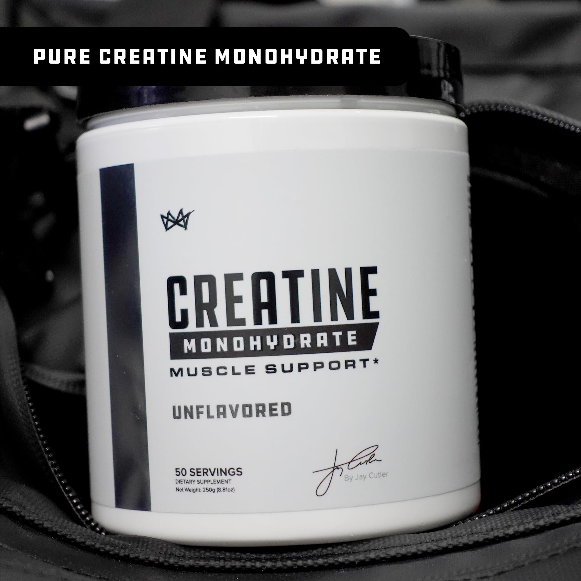 Cutler Nutrition Creatine Monohydrate mixed in a glass of water