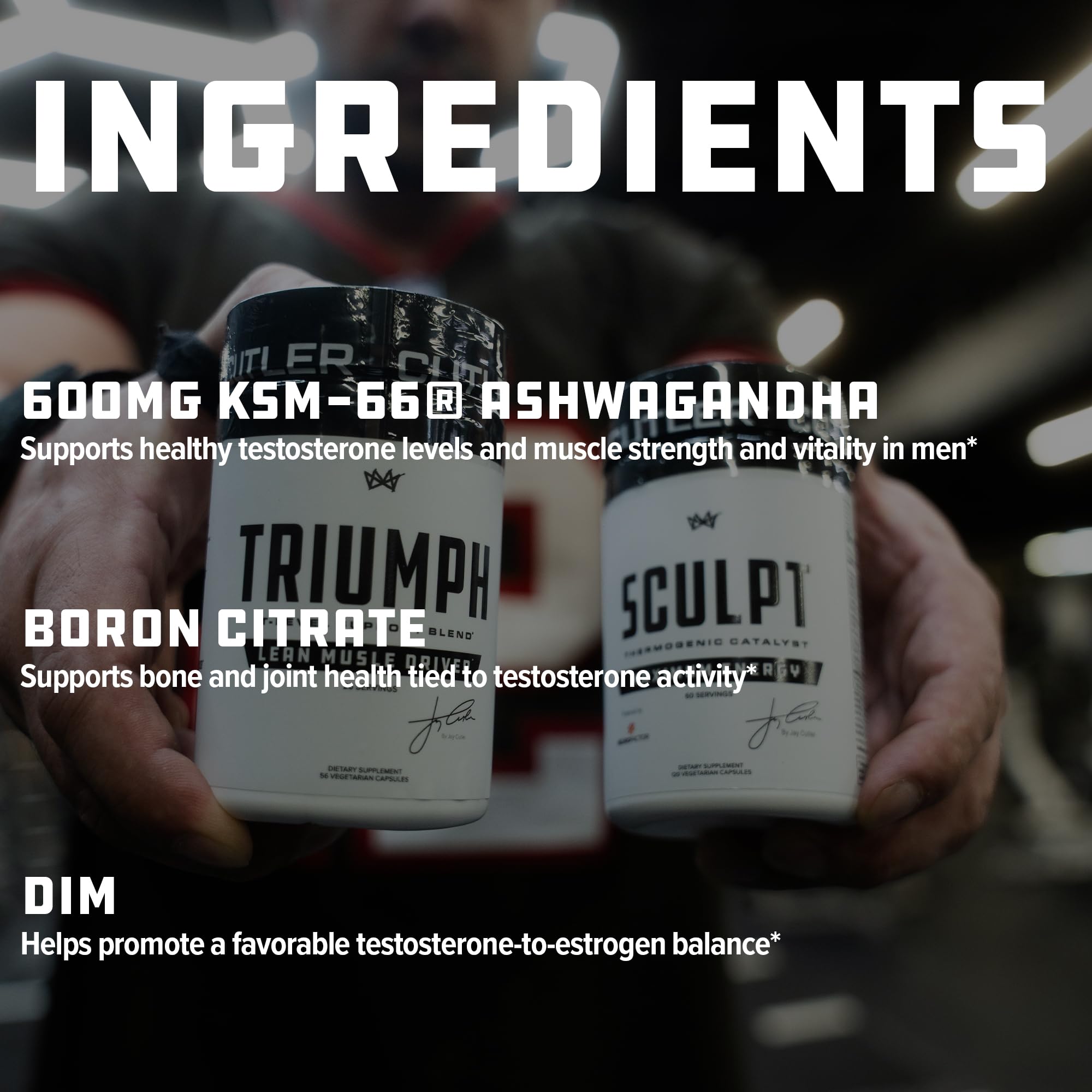 Cutler Nutrition Triumph DIM for Men 57g packaging