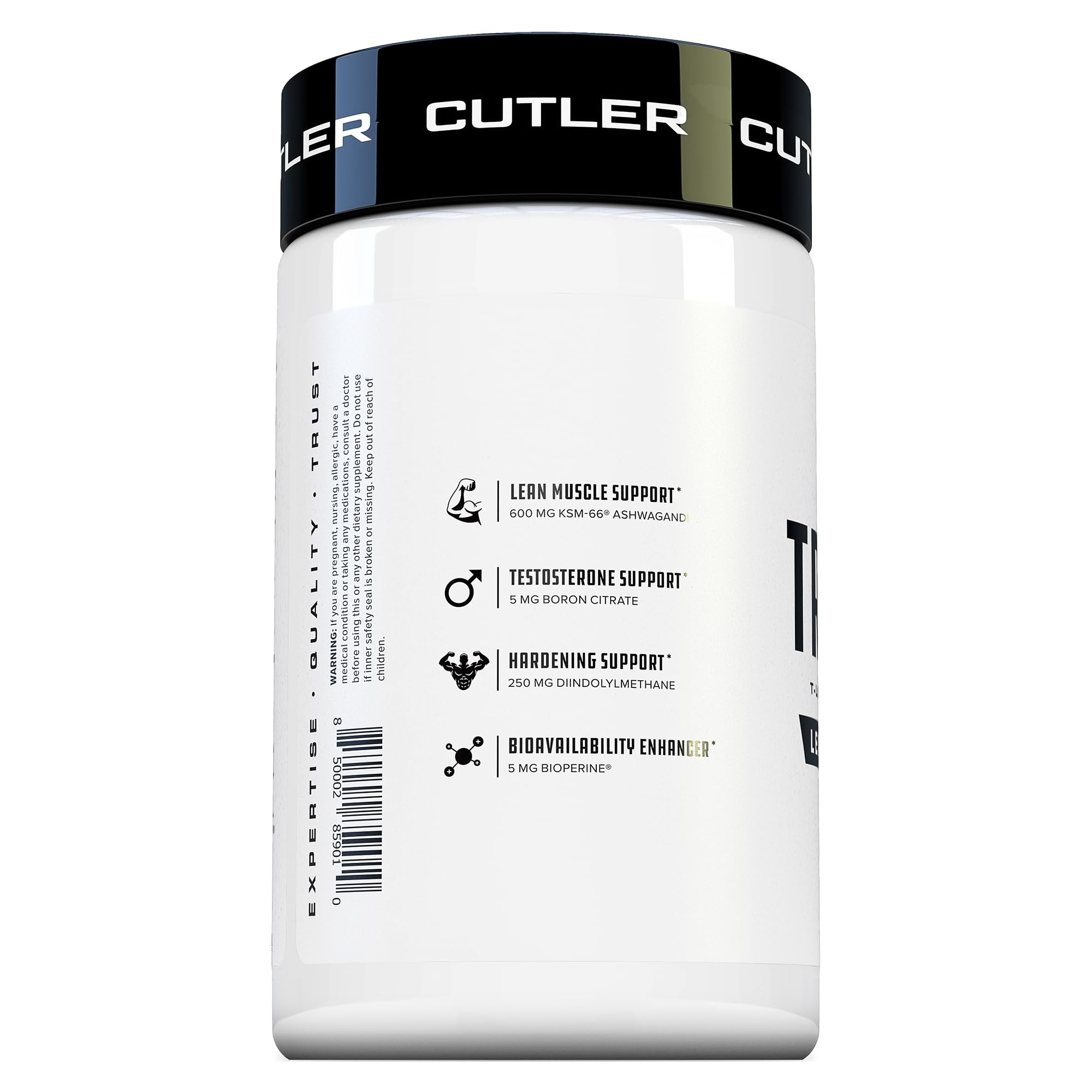 Cutler Nutrition Triumph DIM for Men 57g side view