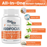 CyberCerix Ginkgo Biloba 17-in-1 Brain Supplement back view
