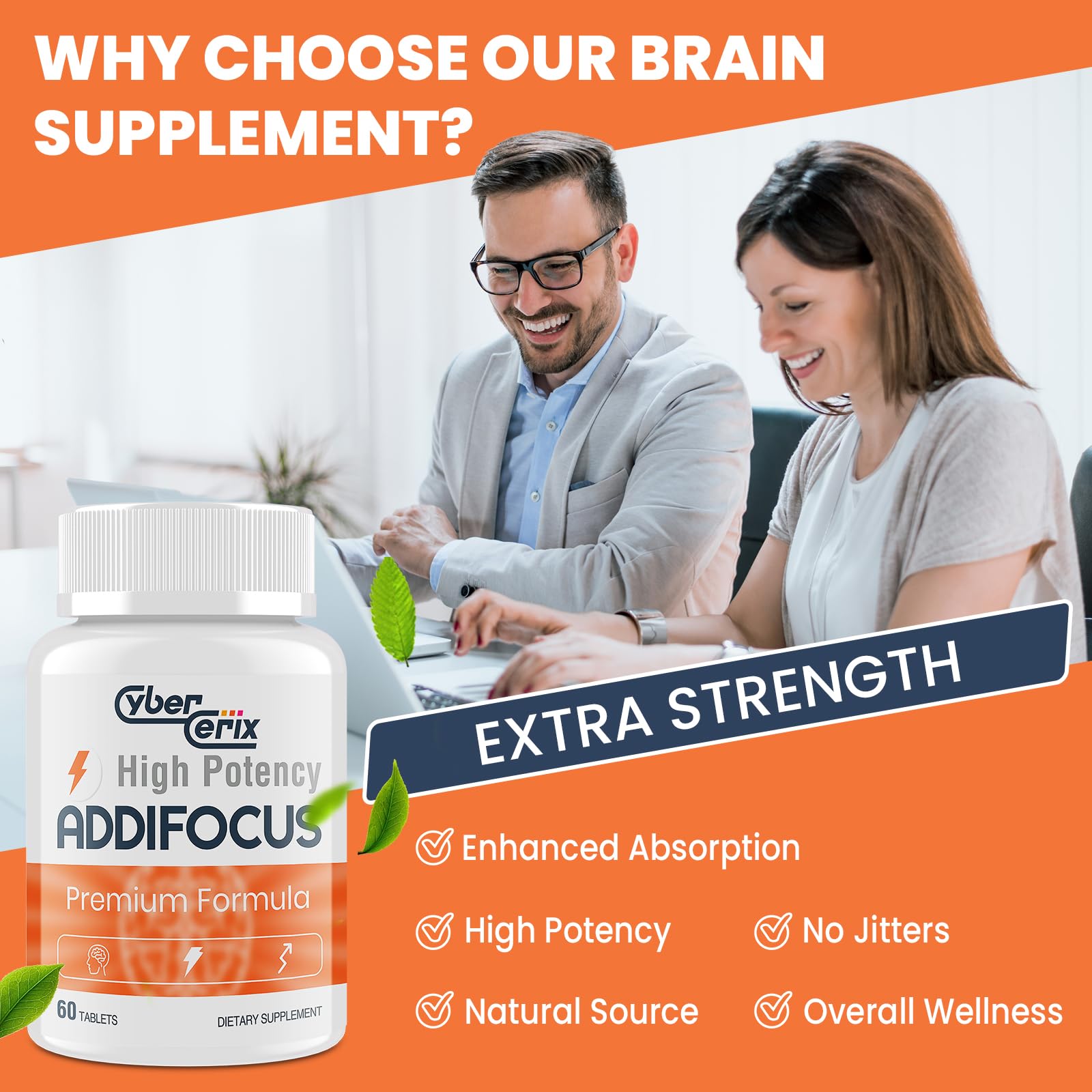 CyberCerix Ginkgo Biloba 17-in-1 Brain Supplement ingredients list