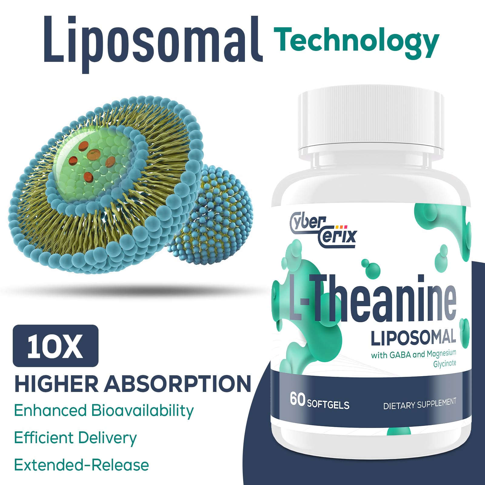 CyberCerix L-Theanine supplement ingredients list