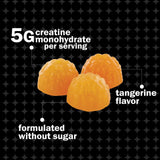 Cybergenics Creatine Gummies displayed with a few gummies