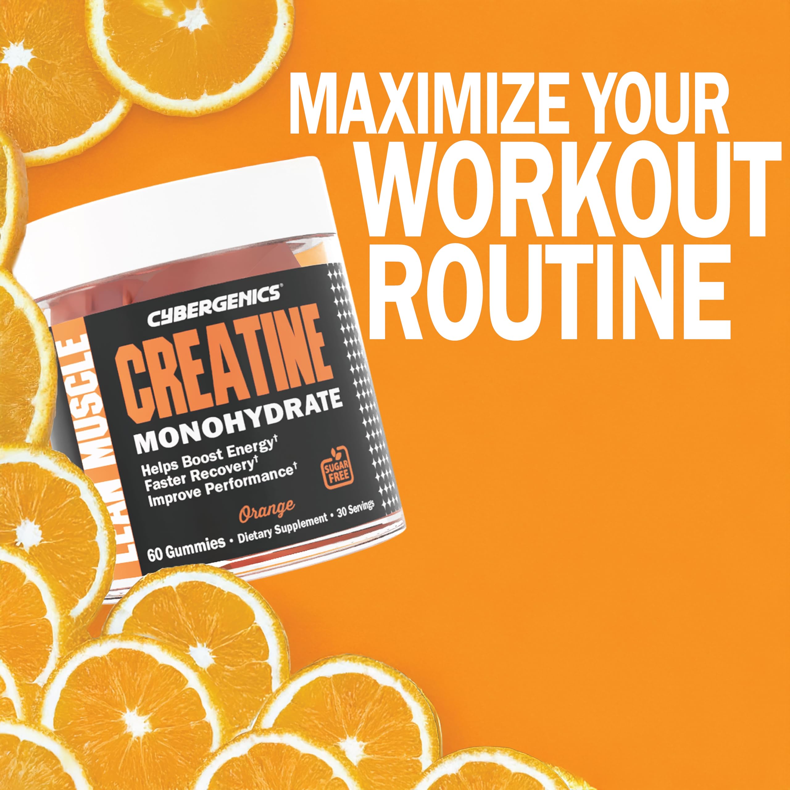 Cybergenics Creatine Monohydrate Gummies 500mg packaging