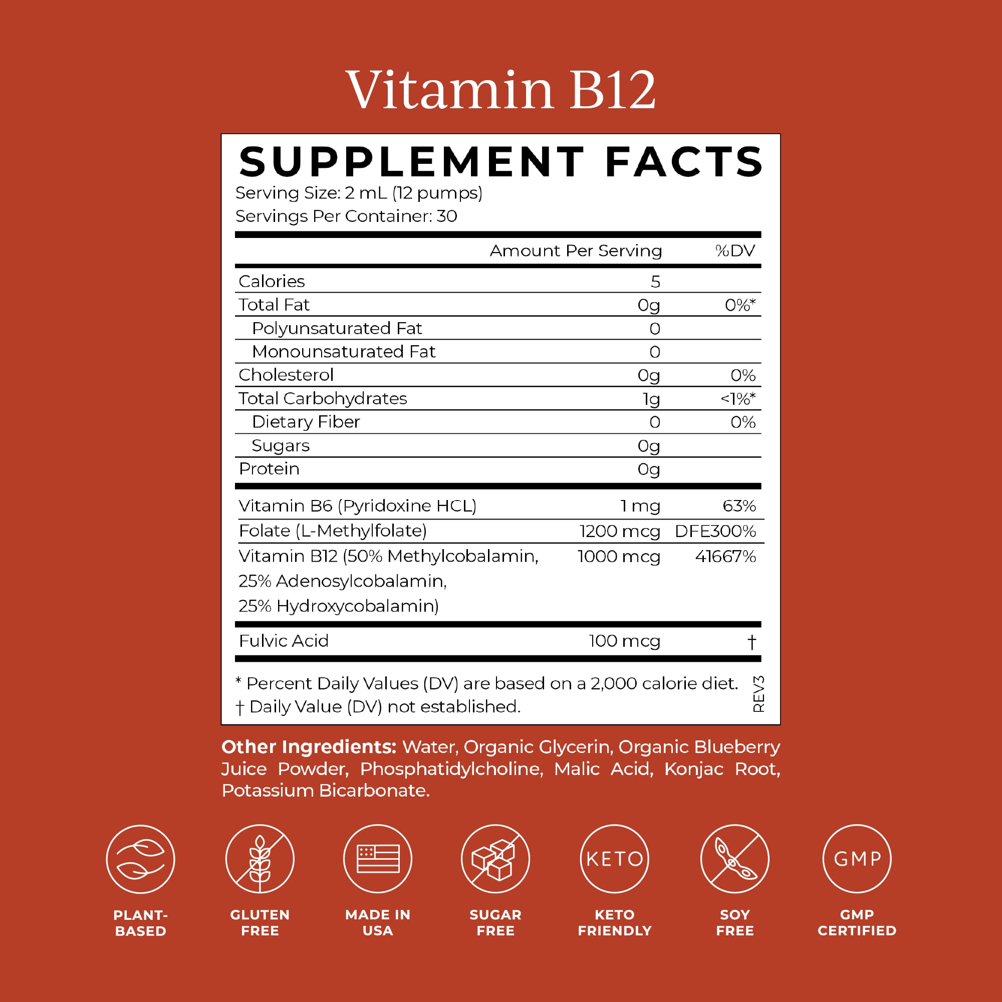 CYMBIOTIKA B12 + B6 Liposomal Supplement on a wooden table