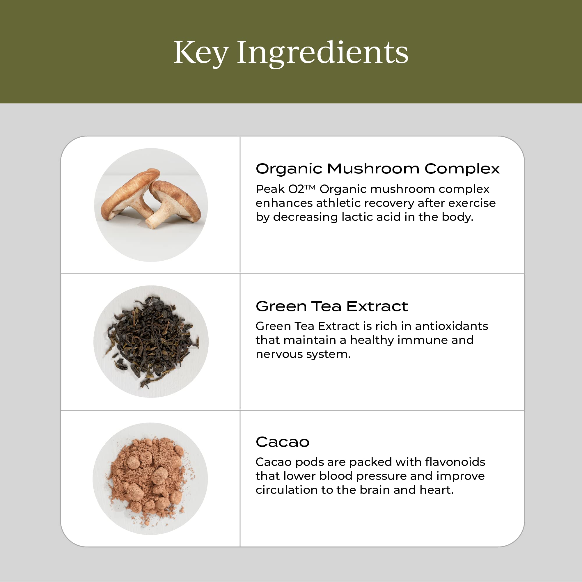 CYMBIOTIKA Longevity Mushrooms Supplement in a glass with smoothie
