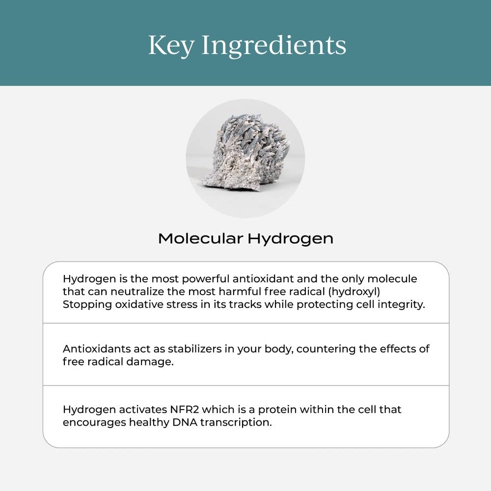 CYMBIOTIKA Molecular Hydrogen Water Tablets dissolving in water