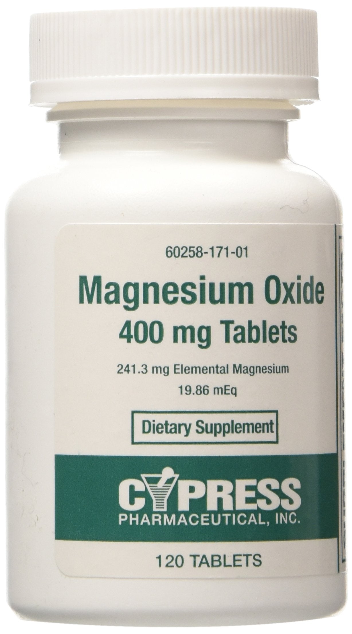 Cypress Home Magnesium Oxide 400 mg tablets pack of 3 bottles
