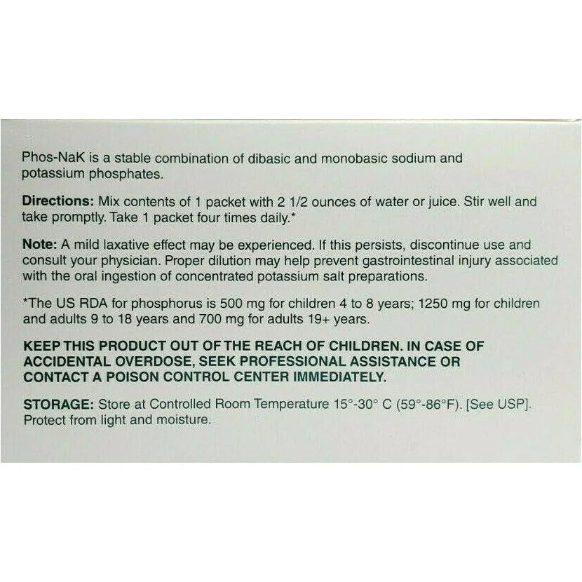 Cypress Pharmaceutical Phos-NaK powder mixed with water in a glass