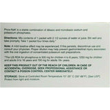Cypress Pharmaceutical Phos-NaK powder mixed with water in a glass