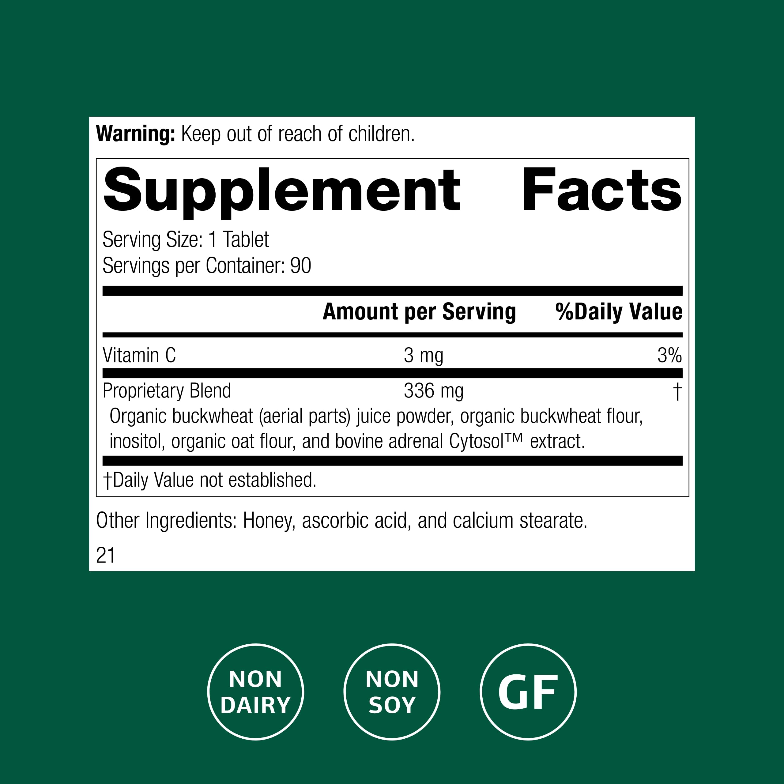 Cyruta Supplement bottle side view with label