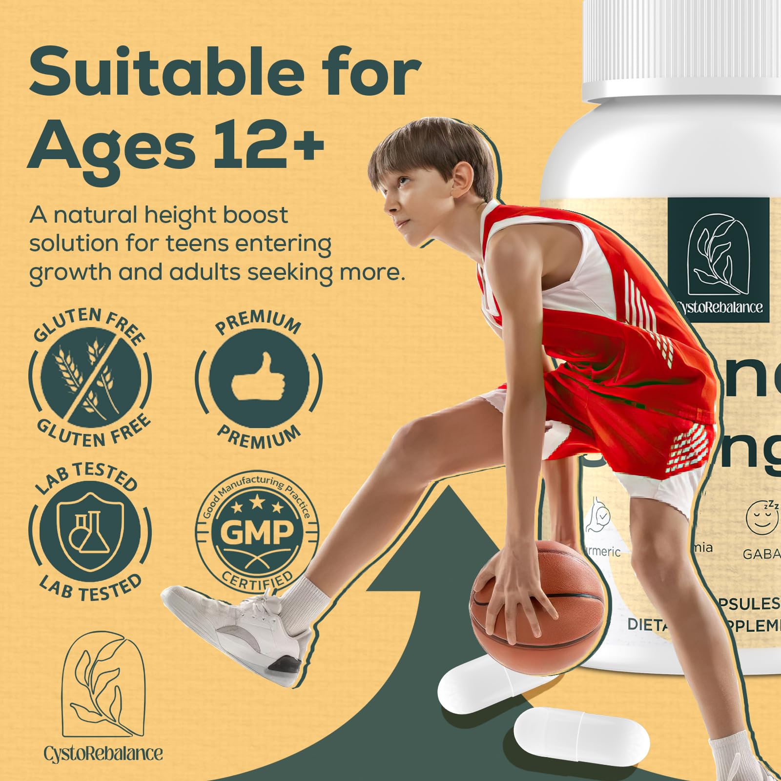 CystoRebalance Bone Strength Supplement 25-in-1 lifestyle scene