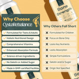 CystoRebalance Bone Strength Supplement 25-in-1 nutritional information