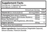 CYTOLYFE Stem Cell Support Supplement ingredients list on packaging