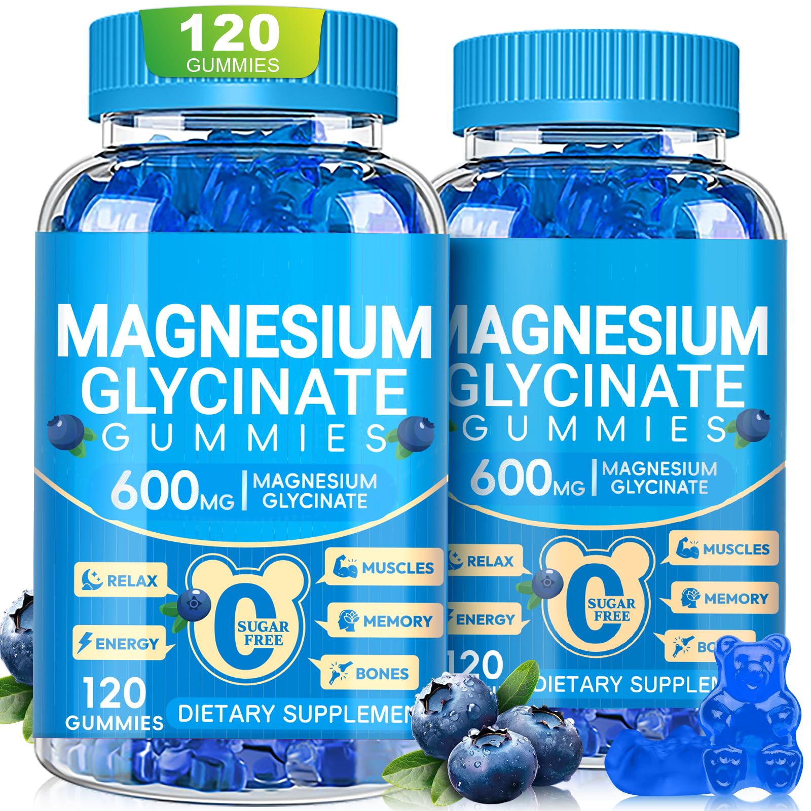 Cytona Magnesium Glycinate Gummies 600mg front view