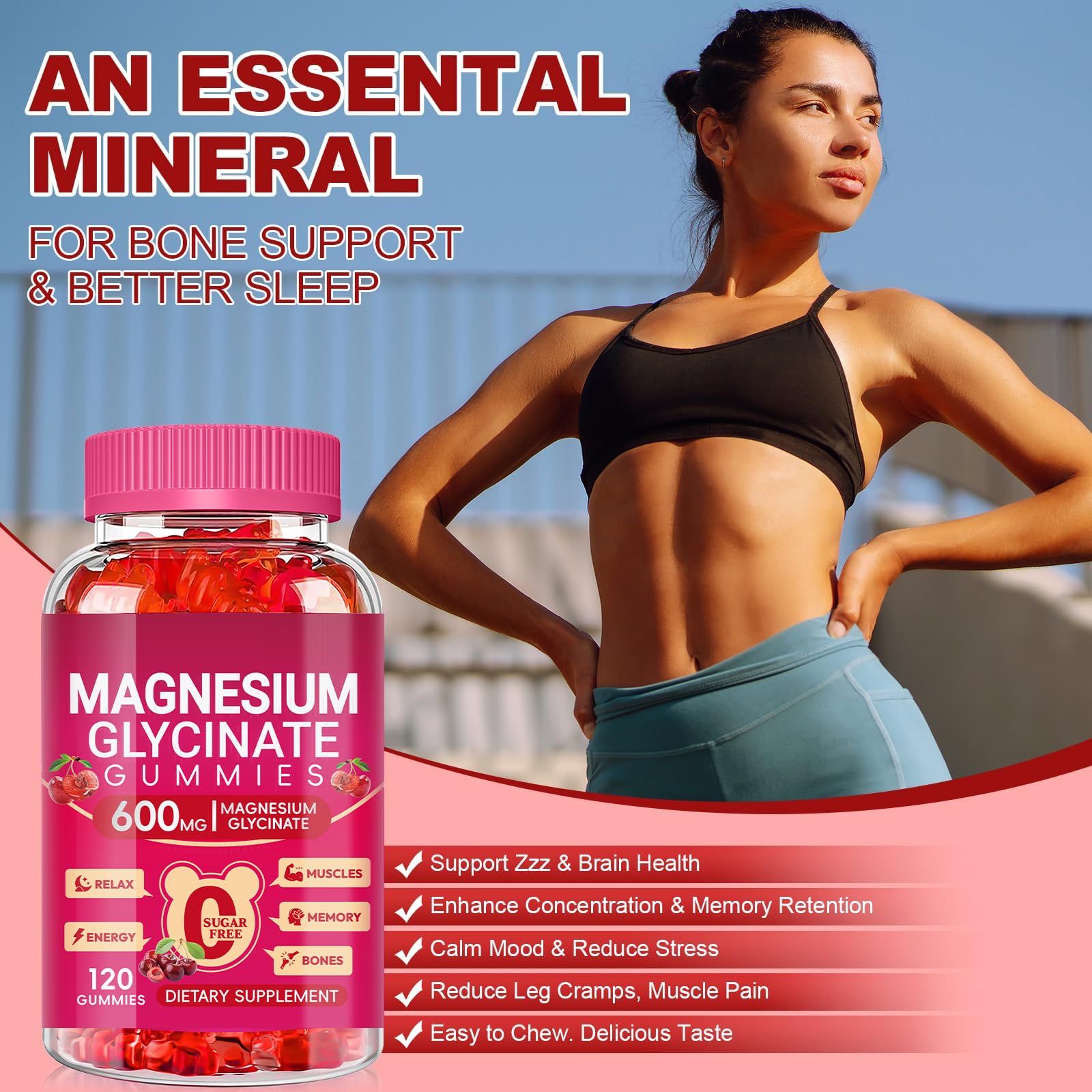 Cytona Magnesium Glycinate Gummies 600mg ingredients list
