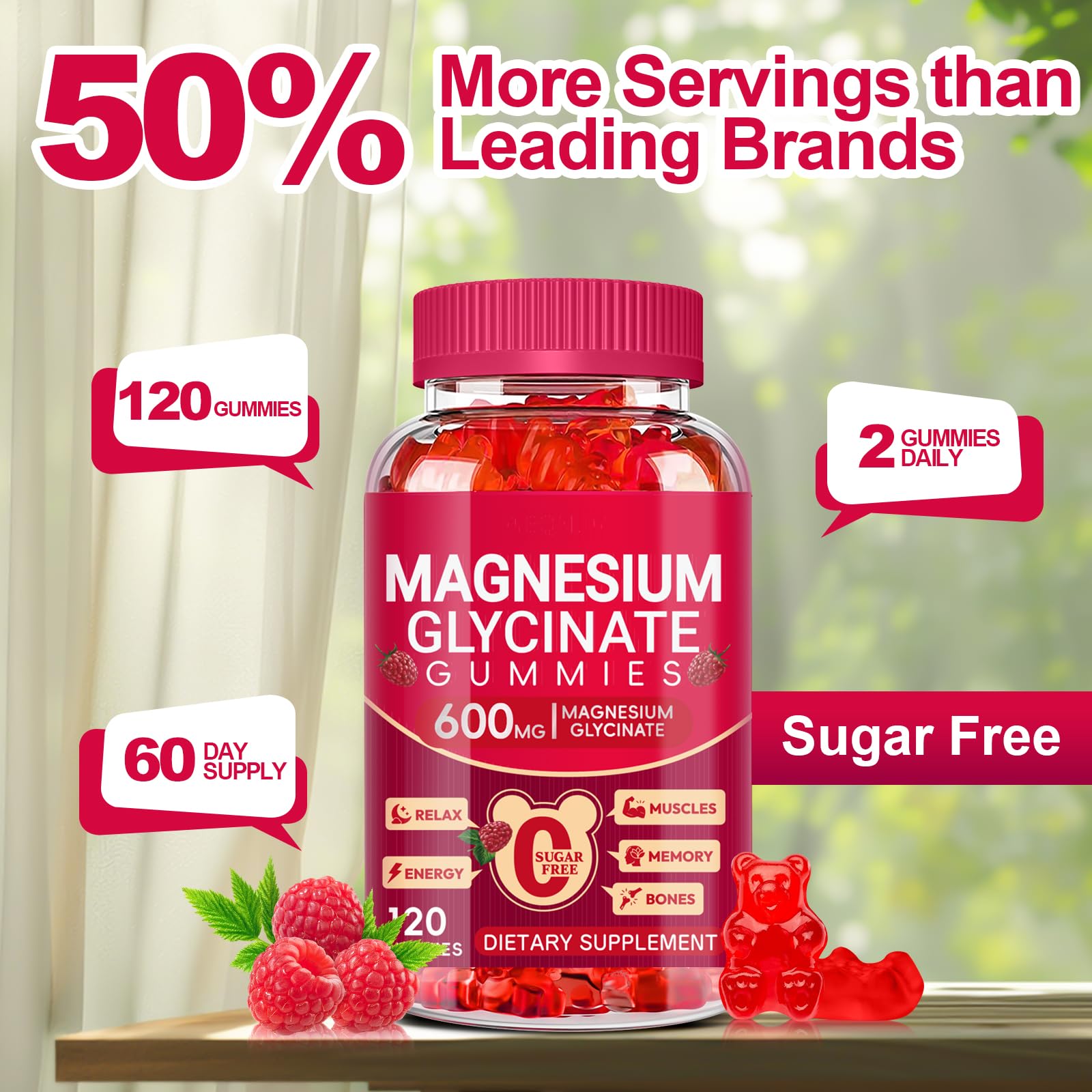 Cytona Magnesium Glycinate Gummies nutritional information