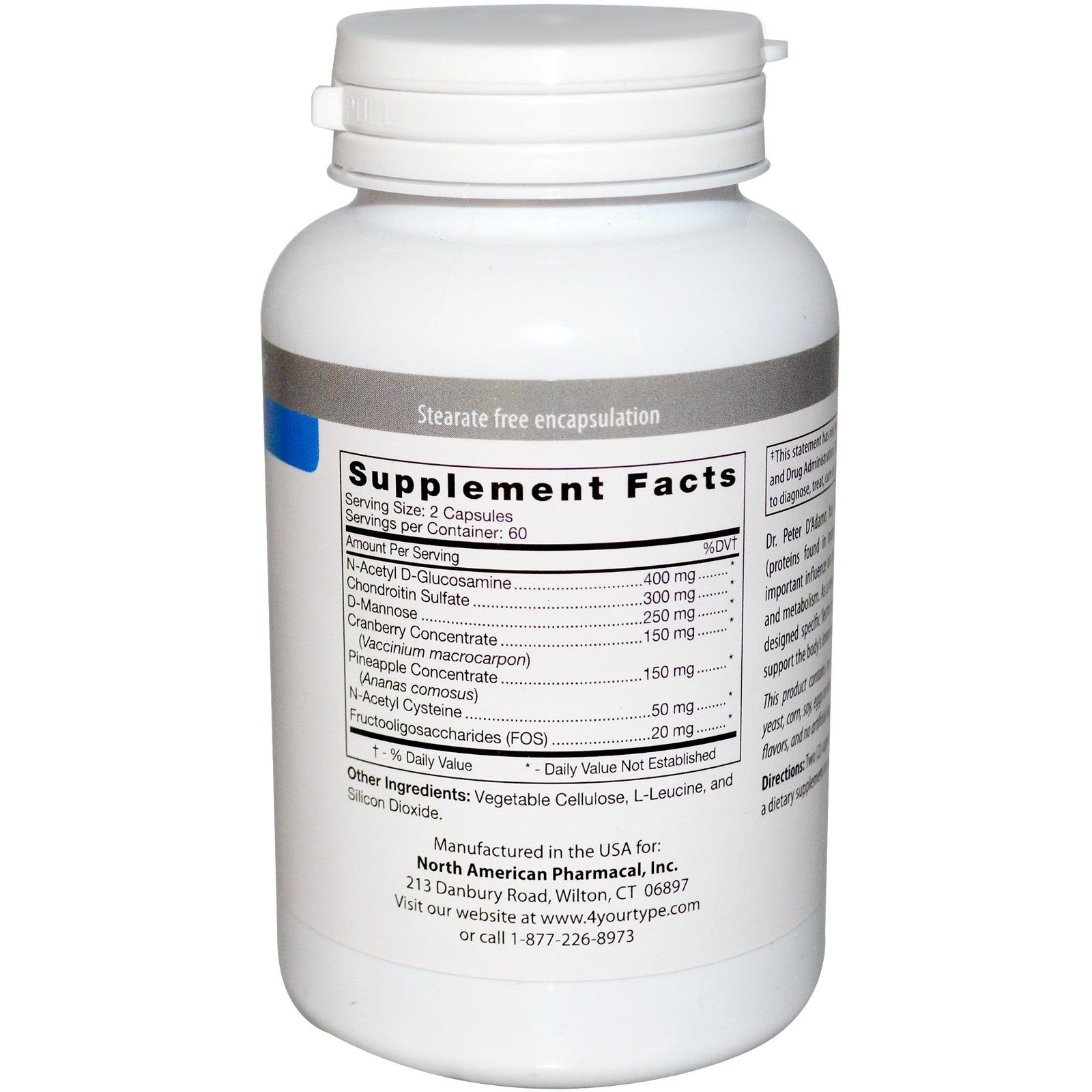 D'Adamo Personalized Nutrition Dietary Supplement capsules close-up