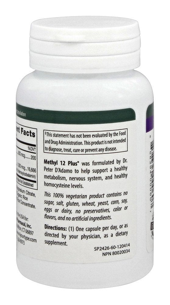 D'Adamo Personalized Nutrition Multivitamin Supplement packaging