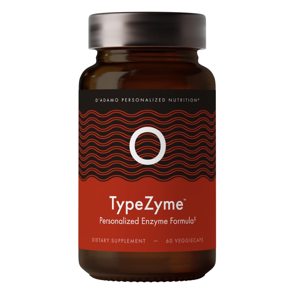 D'Adamo Personalized Nutrition TypeZyme Multi-Enzyme Supplement front view