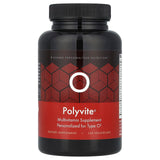 D'Adamo Polyvite Pro Multi-Vitamin (Type O) 120c capsule bottle front view