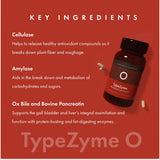 D'Adamo TypeZyme Multi-Enzyme Supplement side view