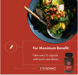 D'Adamo TypeZyme Multi-Enzyme Supplement with artichoke leaf powder