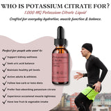 D L S Potassium Citrate Liquid 1000mg bottle with dosage dropper