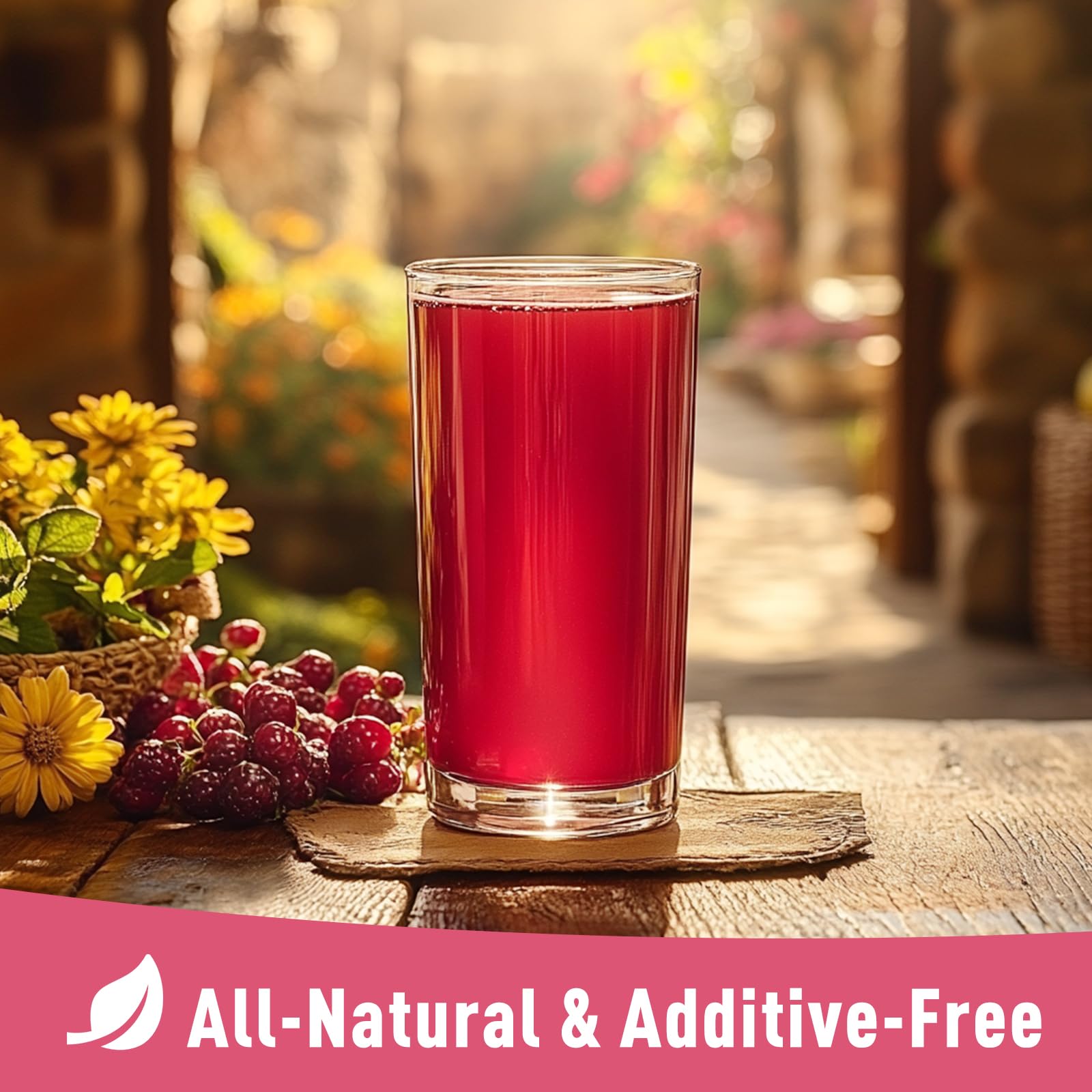 'D ORGANIC Herbal Supplement serving suggestion