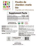 'D ORGANIC Milk Thistle Supplement packaging