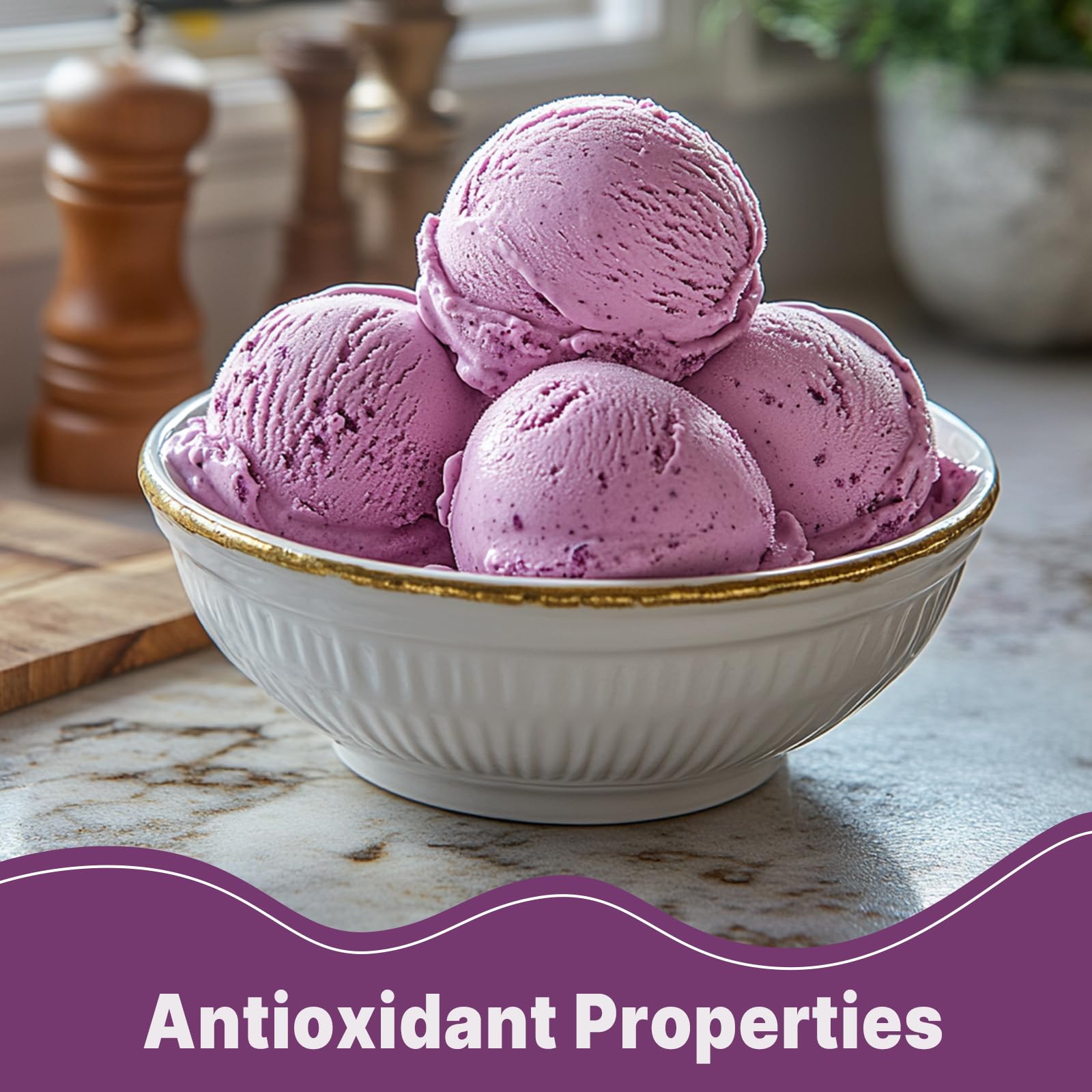 'D ORGANIC Organic Purple Potato Powder close-up