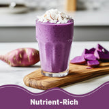 'D ORGANIC Organic Purple Potato Powder in a bowl