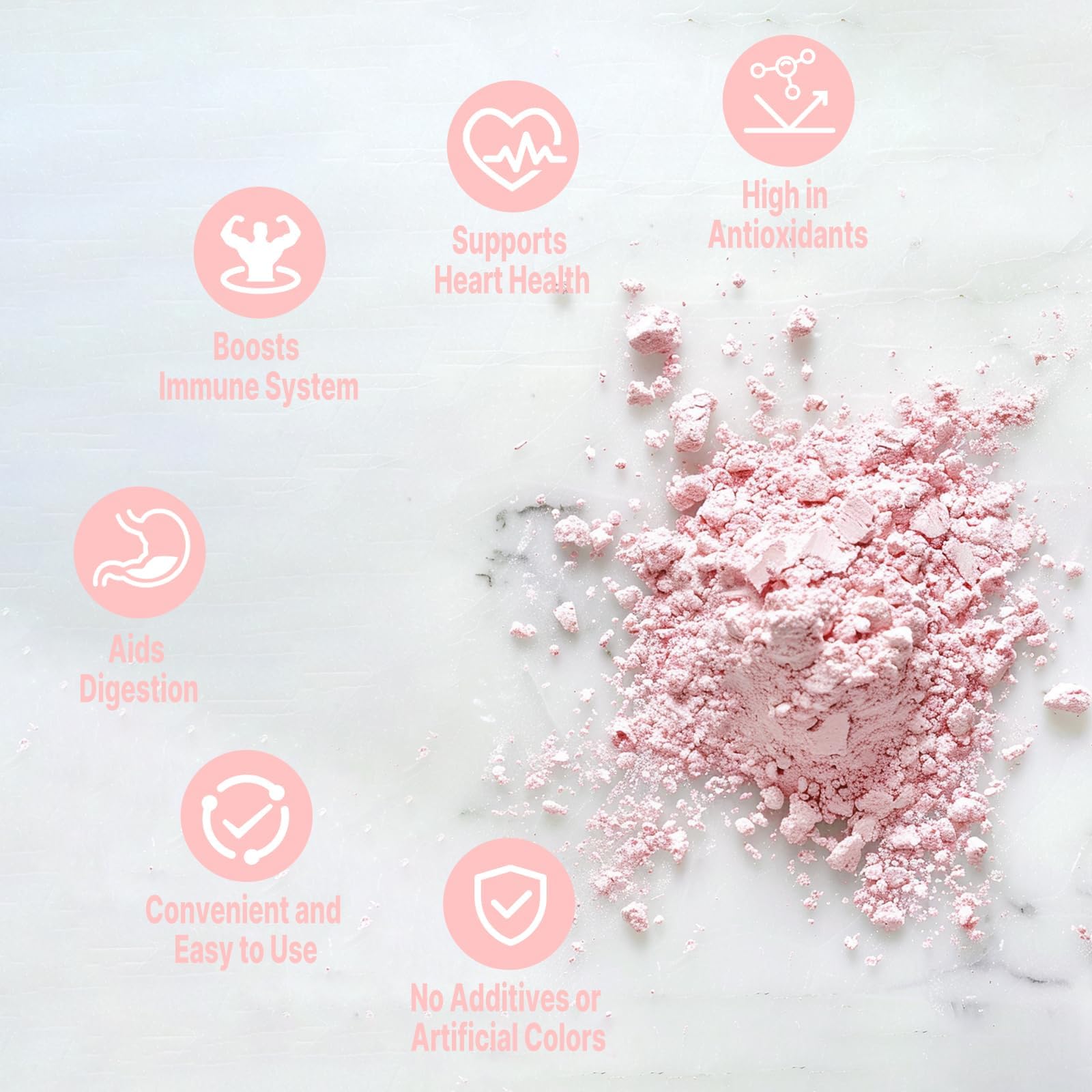 'D ORGANIC Pomegranate Juice Powder 454g scoop