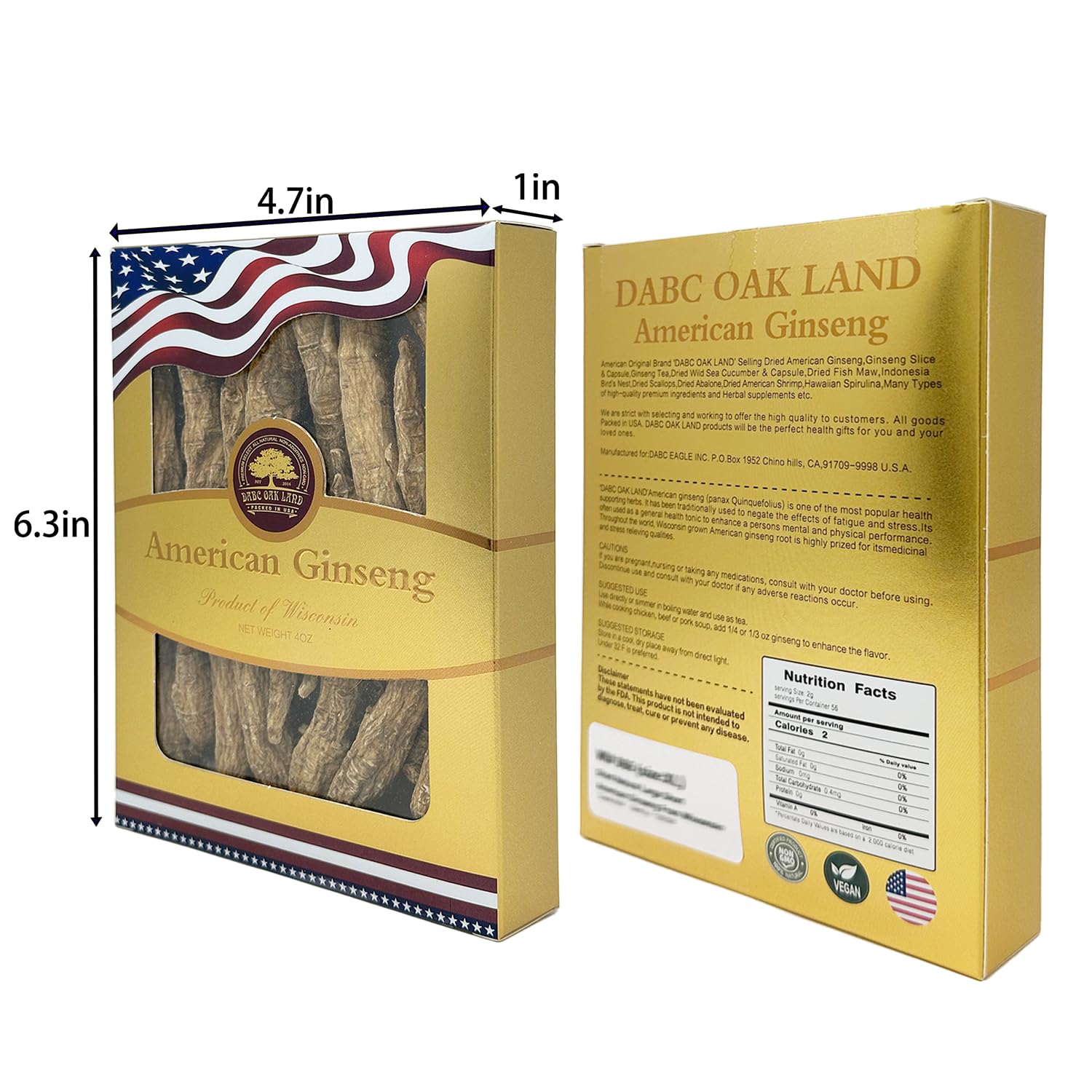 DABC OAK LAND Ginseng Slices lifestyle shot