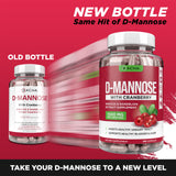 DACHA Cranberry D-Mannose supplement capsules close-up