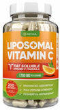 DACHA Liposomal Vitamin C 1700mg 200 vegetarian capsules front view