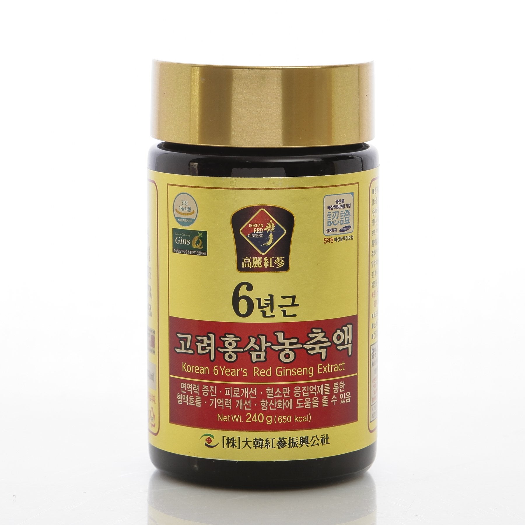 Dae Han Red Ginseng Extract 240g packaging details