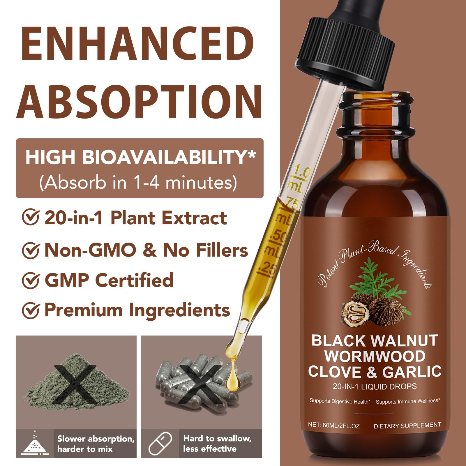 Daiasns 20-in-1 Herbal Complex on wooden table