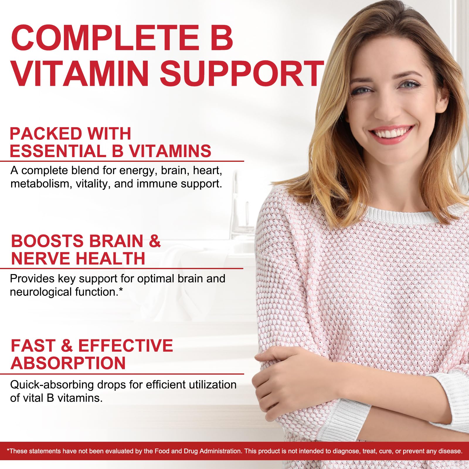 Daiasns B-Complex Liquid Drops 5000mcg with dropper