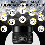 Daiasns Himalayan Shilajit Resin bottle with measuring stick