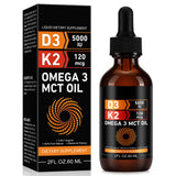 Daiasns Liquid Vitamin D3 & K2 Drops 5000 IU bottle front view