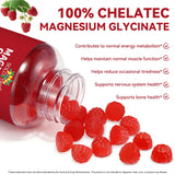 Daiasns Magnesium Glycinate Gummies 600mg side view showing nutritional information