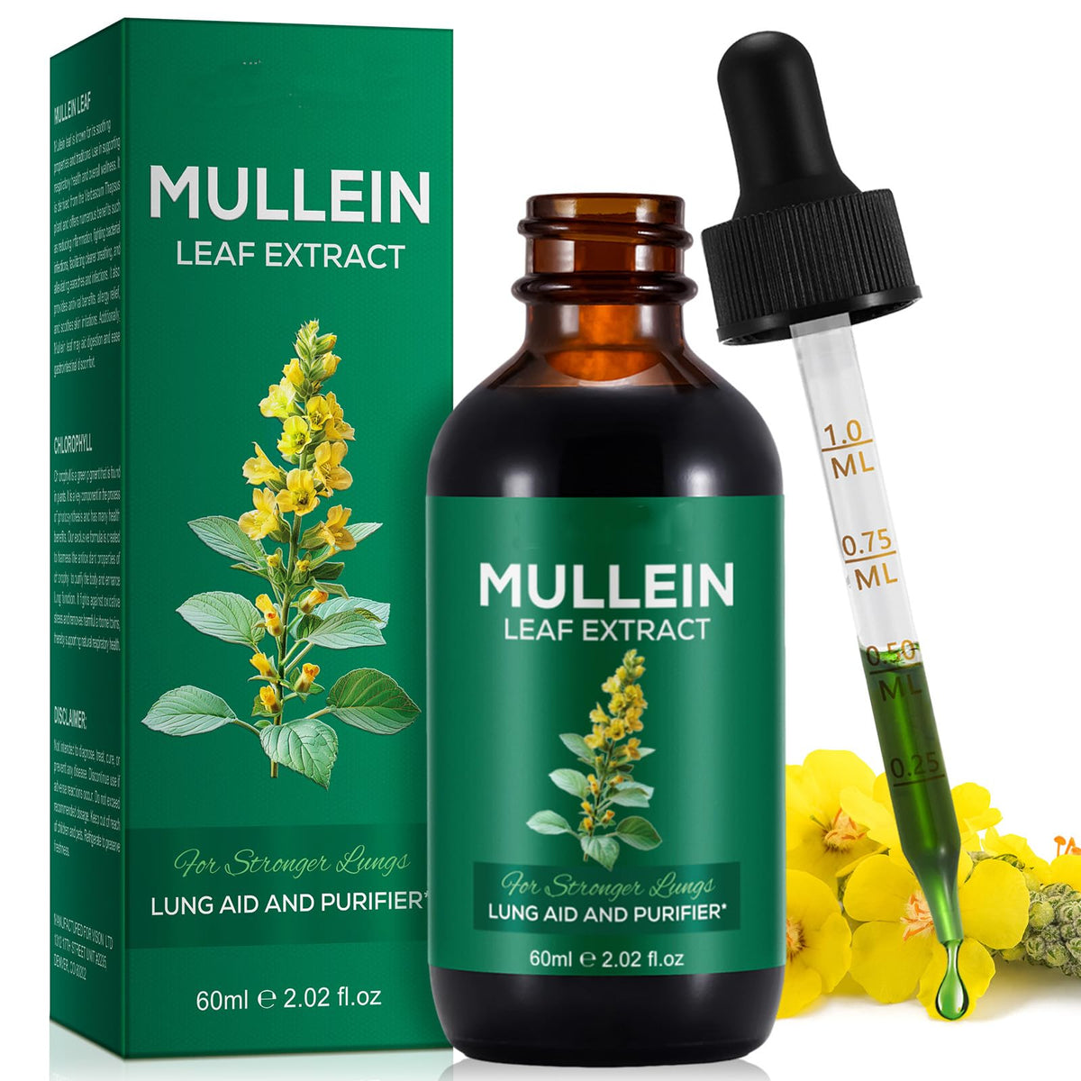 Daiasns Mullein Leaf Extract 150g front view