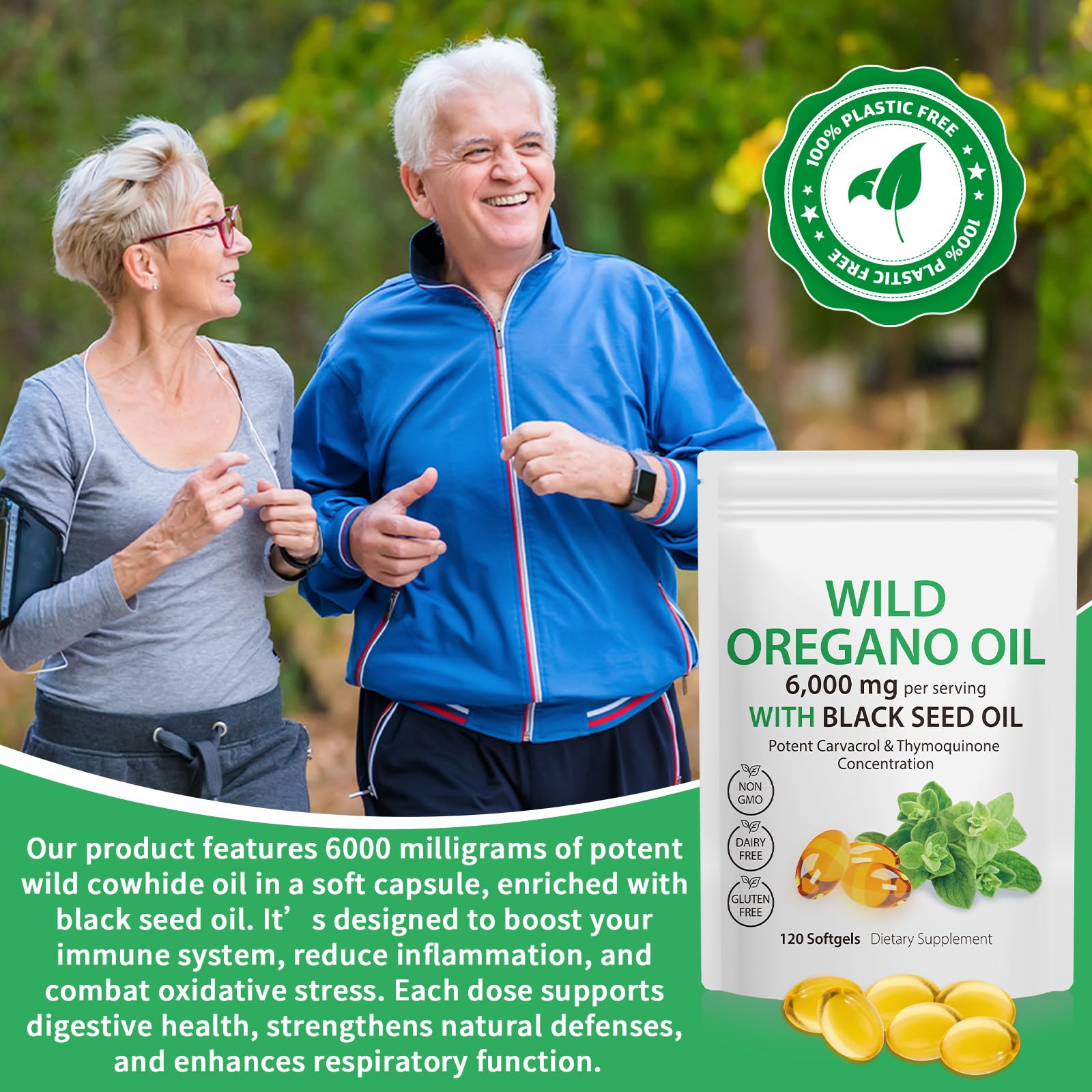 Daiasns Oil of Oregano Softgels easy-to-swallow