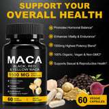 Daiasns Organic Maca Root Capsules 1500mg packaging