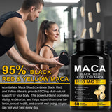 Daiasns Organic Maca Root Capsules 1500mg side view