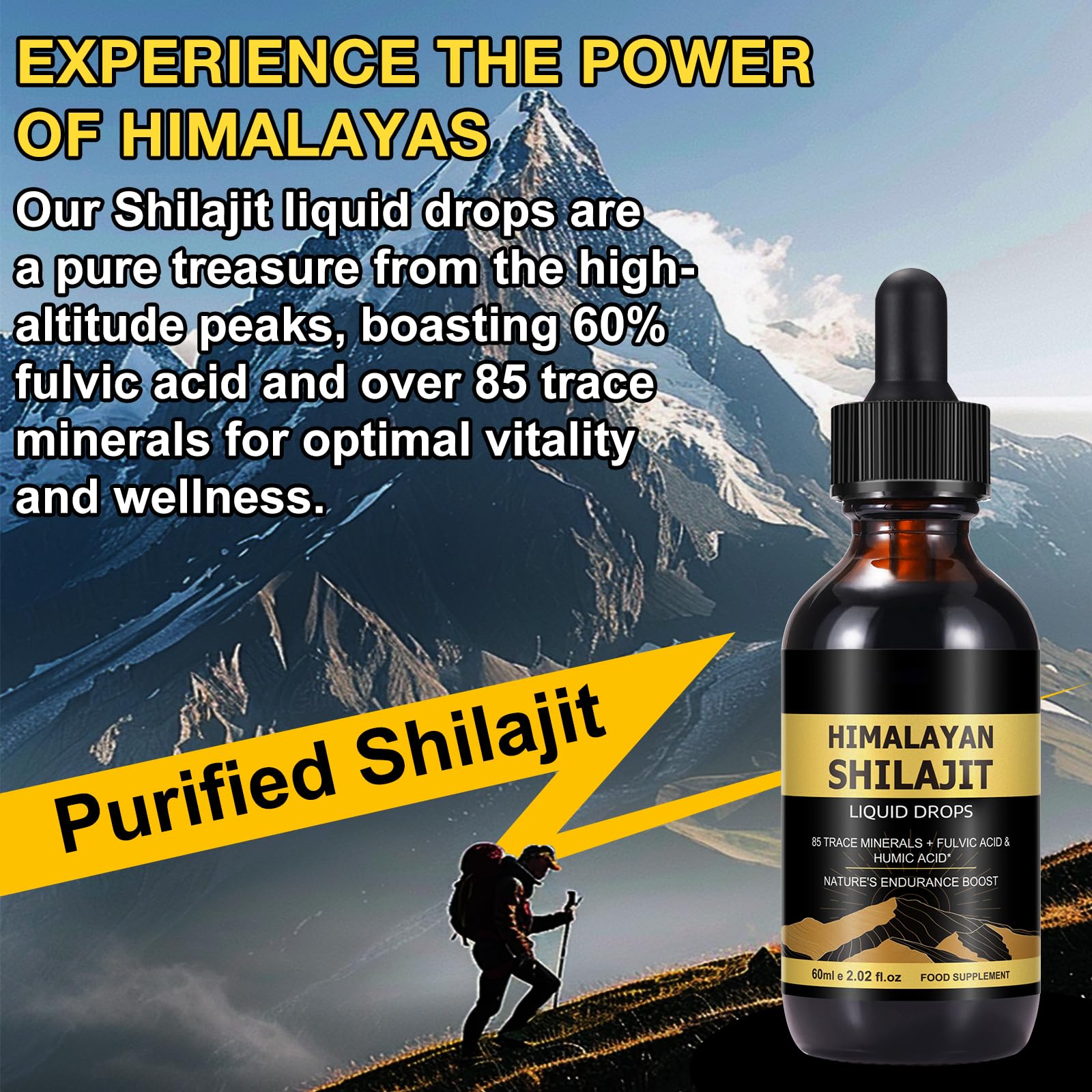 Daiasns Shilajit bottle with dropper cap