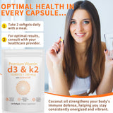 Daiasns Vitamin D3 & K2 Softgels close-up of softgel