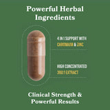 DAIKEN Bitter Melon & Cinnamon Capsules open bottle