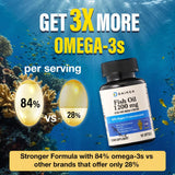 DAIKEN Fish Oil Supplement 1200mg back view
